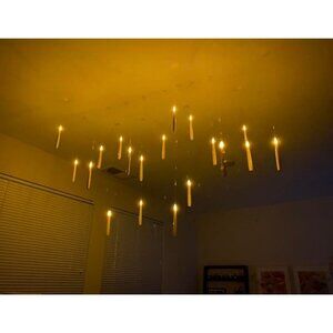 Floating Candles with Magic Wand Remote(6/18H Timer), 12pcs 6.1" Hanging